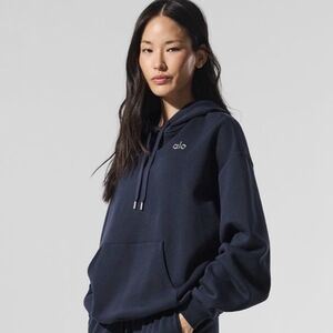 ALO Yoga Navy Hoodie